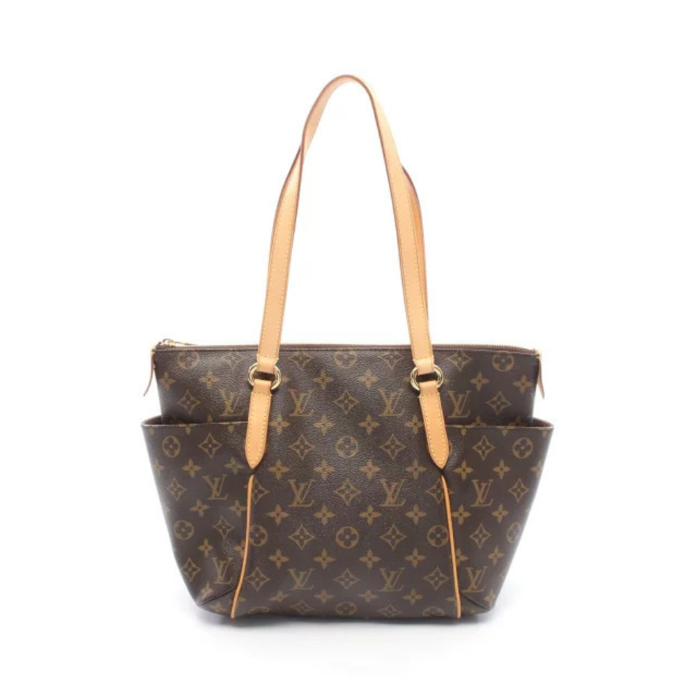 Louis Vuitton Totally Tote Bag Canvas Leather Monogram Brown